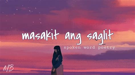 MASAKIT ANG SAGLIT .